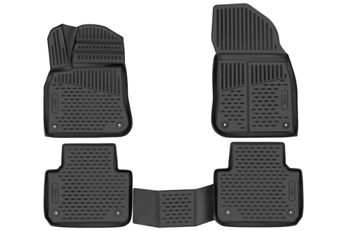 Коврики в салон для VOLKSWAGEN Touareg (III) 2018-, 4шт. (Повышенная устойчивость, повышенная износостойкость) FORMAT.3D5162210K