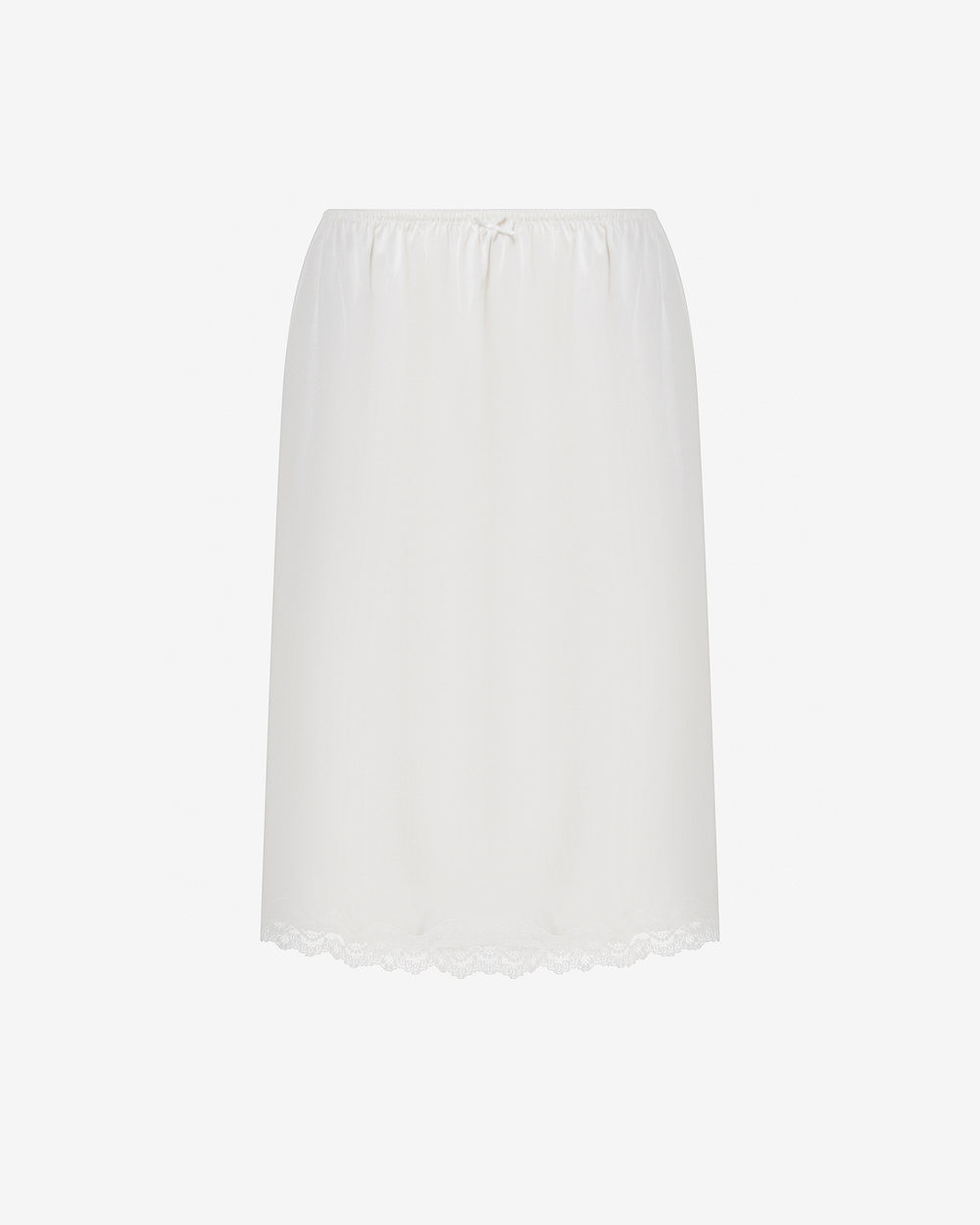 Юбка в бельевом стиле на резинке