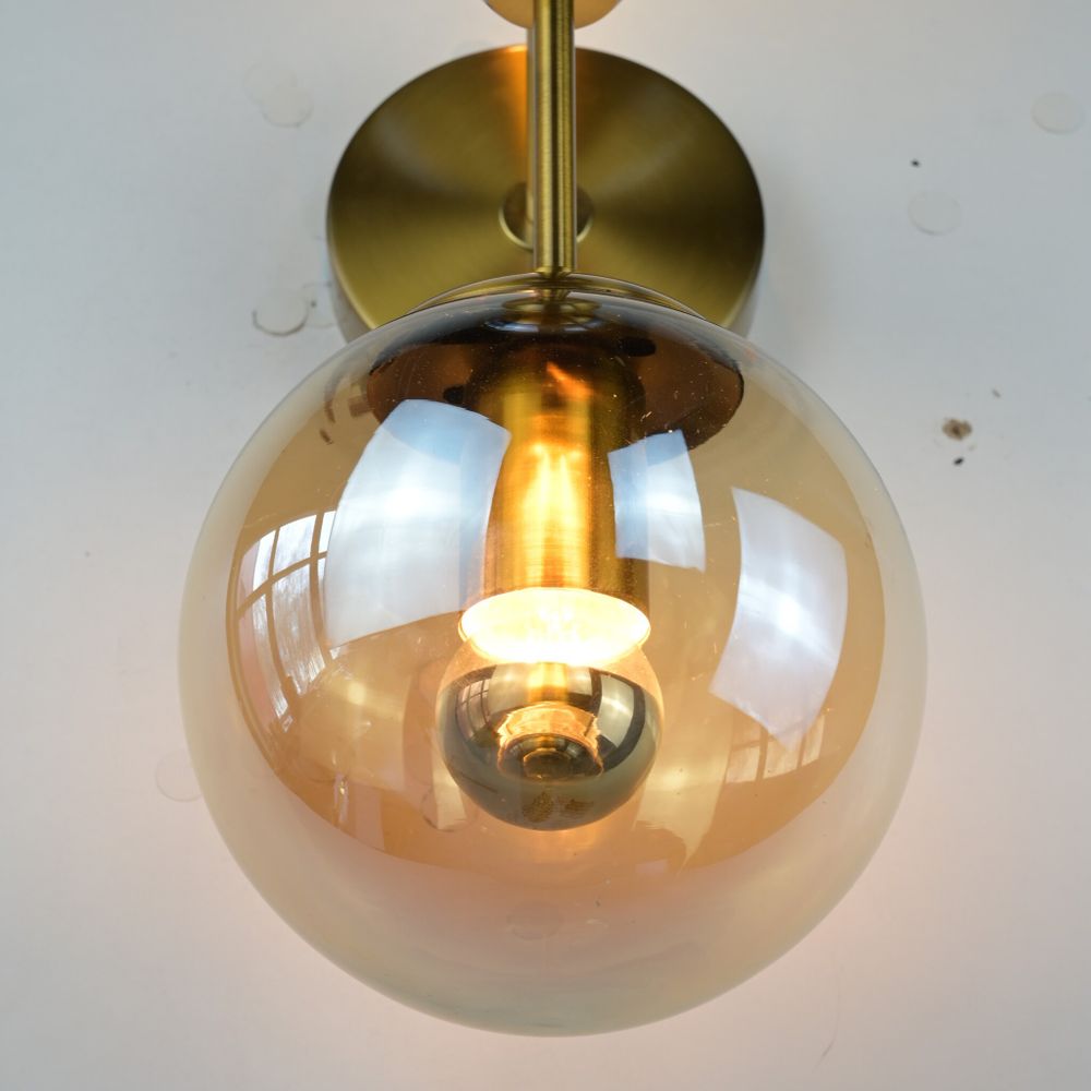 Бра Modo Sconce 2 Globes Gold By Imperiumloft