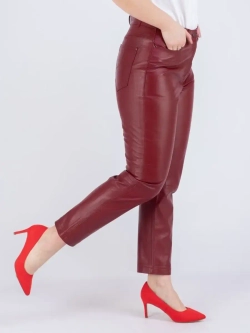 Брюки кожаные женские натуральные