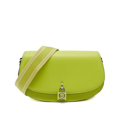 Кожаная сумка-мессенджер Michael Kors - лимонный(30S3SIMM8L)