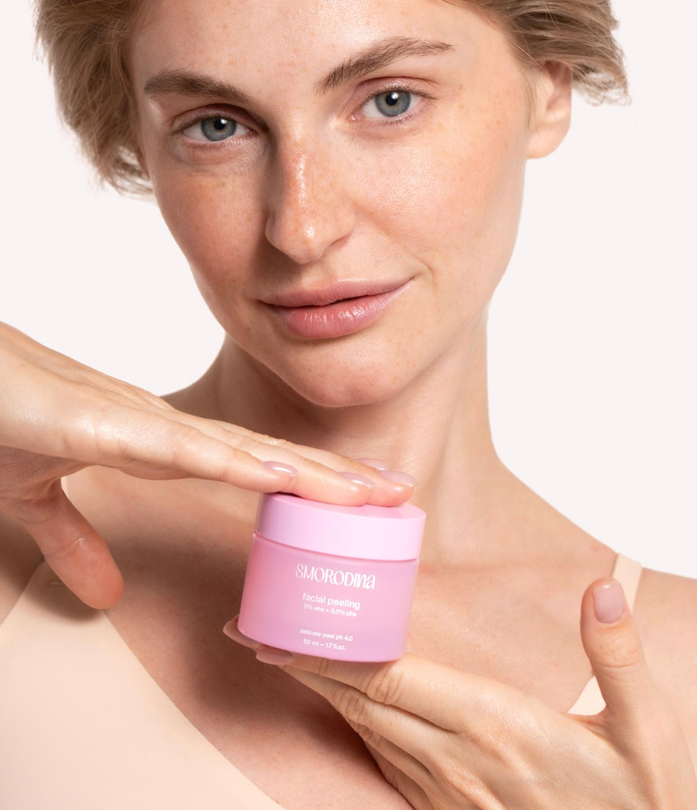 Маска-пилинг SmoRodina для лица деликатная ph 4.0 (50 мл)
