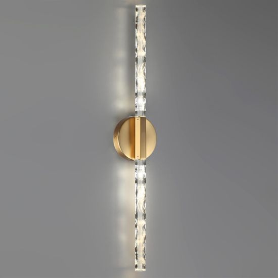 6679/6WL L-VISION ODL24 271 Настенный светильник античная бронза/металл/хрусталь IP20 LED 6W 360Лм 4000K ALETTA