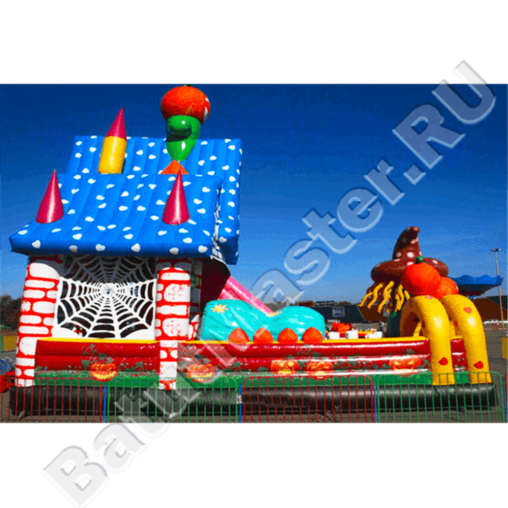 Детский надувной батут "Ведьмочка"