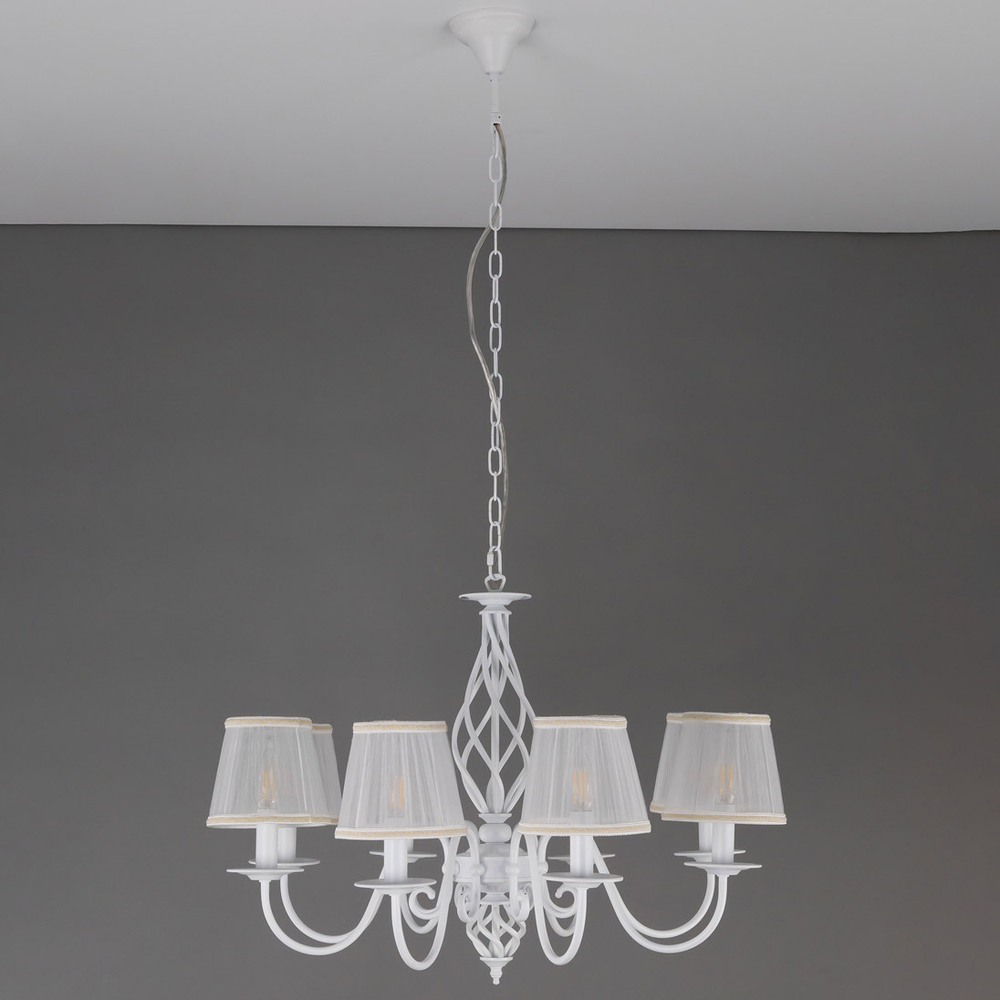 Citilux Ровена CL427180 Люстра с абажурами Белая