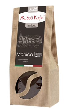 Живой Кофе темной обжарки Моника / Monica 200 г