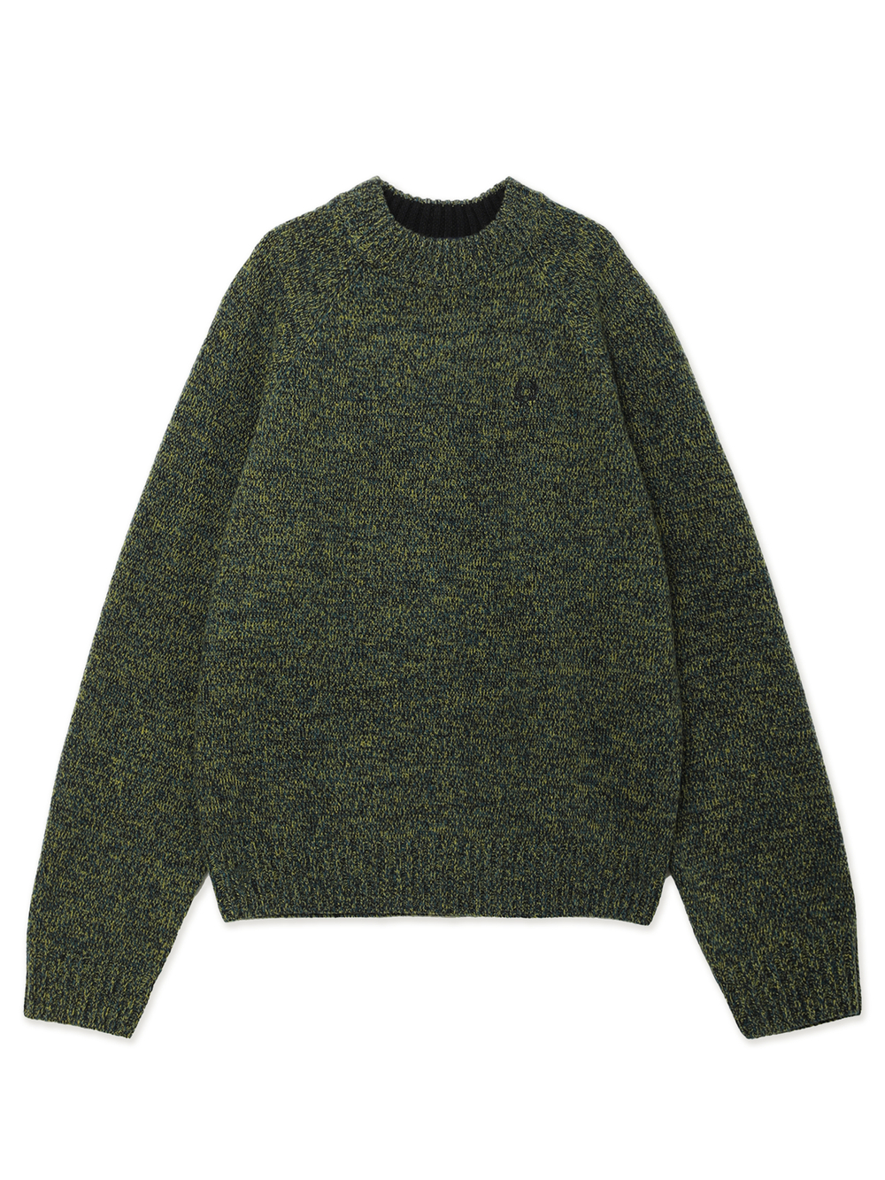 Свитер Вязаный (Round-neck) Twisted Marl Mock Neck Jumper