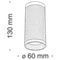 Потолочный светильник Фокус Дизайн / Focus Design 1*GU10 10 Вт Technical c036cl-01w