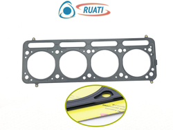 Прокладка ГБЦ УМЗ-421, 4216 а/м ГАЗ, УАЗ металлическая, многослойная (тонкая т=0,9мм.) RUATI