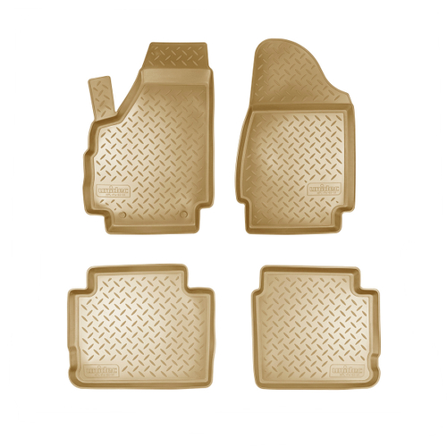 Ковры в салон Norplast/Unidec для VAZ 212 Niva (1977-2021), Бежевый, арт.NPL-Po-94-21-1-B