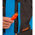 Костюм-Поплавок Graff 215-O-B-3 Зима +5°С -15°С Черный / Голубой Bratex 8/8 -