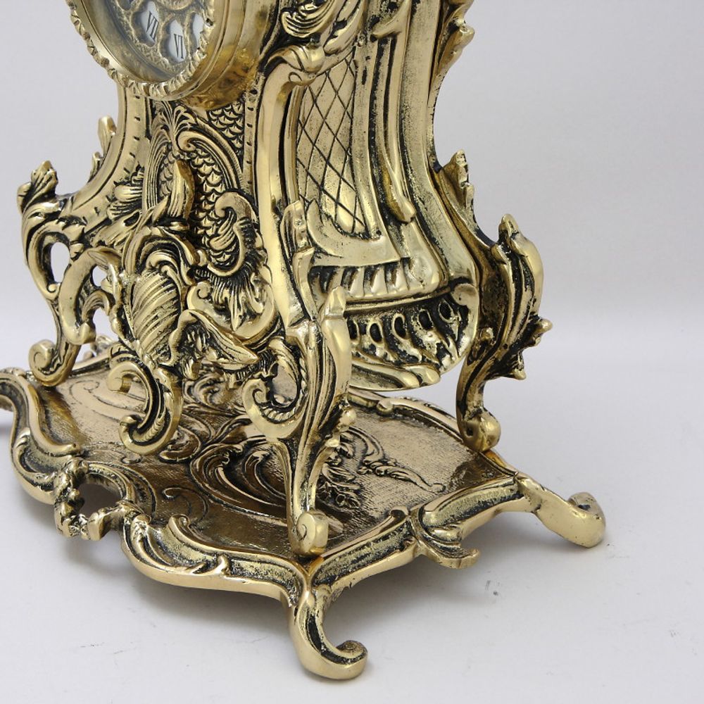 Bello De Bronze Часы Долфин каминные, золото