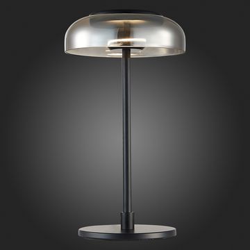 SL6002.404.01 Прикроватная лампа ST-Luce Черный/Дымчатый LED 1*7W 4000K LAZIO