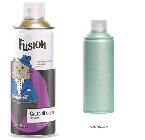 Эмаль акрил. аэроз. Fusion Gatto di Ceylon  селадон 270г