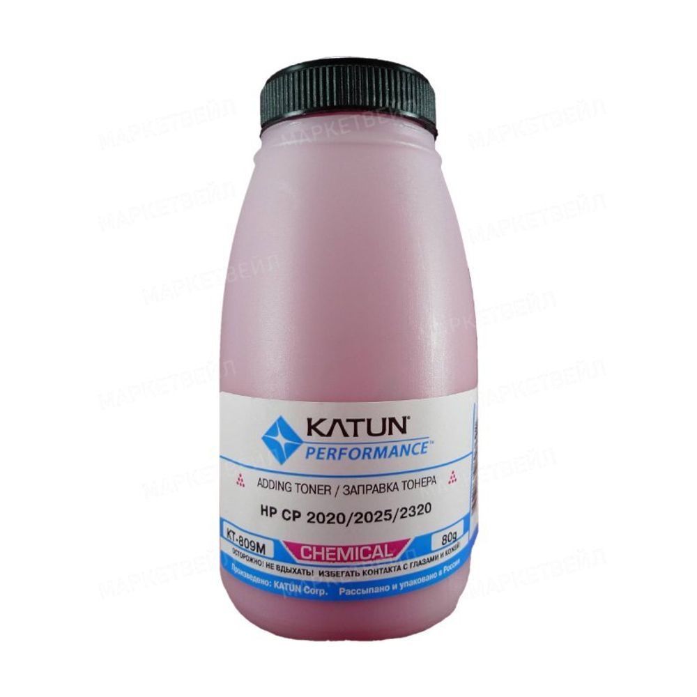 Тонер Katun для картриджей CC533A/CE413A Magenta, химический (80г)