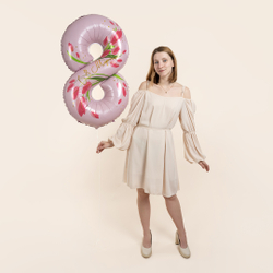 Шар-цифра 8 Марта (34''/86 см)