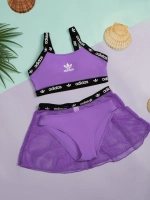 купальник раздельный 3 в 1 с топом и юбка