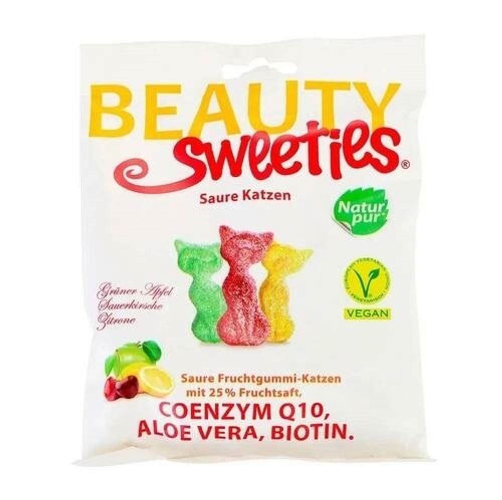 Мармелад фруктовый "котята" с кислинкой, 125 гр (BeautySweeties)