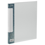 Папка с боковым зажимом А4, 700мкм, бесцветная "Кристалл" (Стамм)