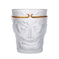 Чашка 240 мл чайно-кофейная без ручки матовая Monkey King Barista d 7,3 см h9 см стекло Barbossa [1]