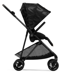 Прогулочная коляска Cybex Melio Street Real Black с дождевиком