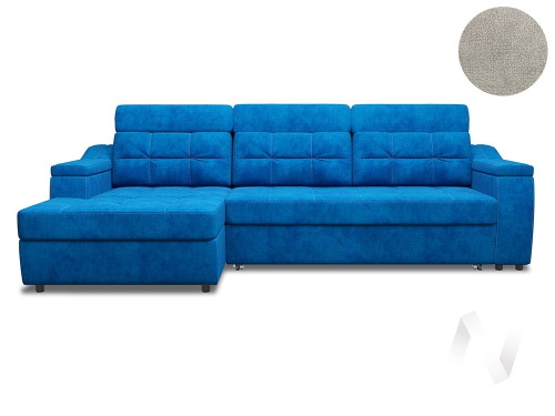 Диван угловой левый Бруно ДКУ-О NEW (Bremen 03; 5 категория)