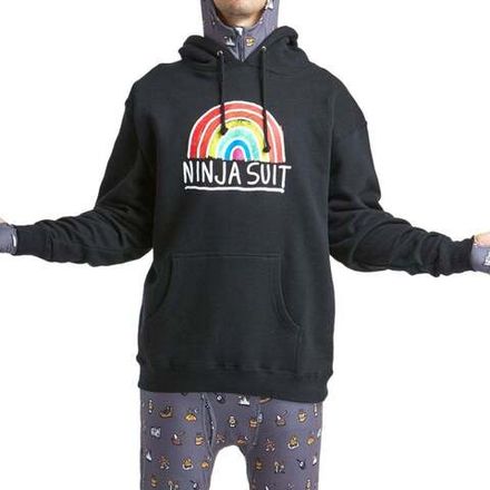 Толстовка AIRBLASTER NINJA RAINBOW HOODY BLACK (FW22)