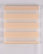 Рулонная штора день и ночь, персик