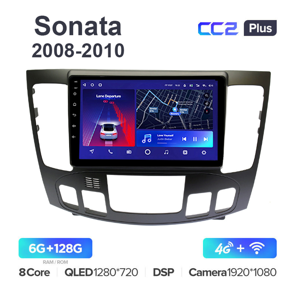 Teyes CC2 Plus 9"для Hyundai Sonata 2008-2010