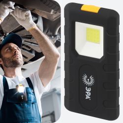 Светодиодный фонарь ЭРА Рабочие Практик RB-707 на батарейках, магнит, клипса - держатель | Рабочие  фонари