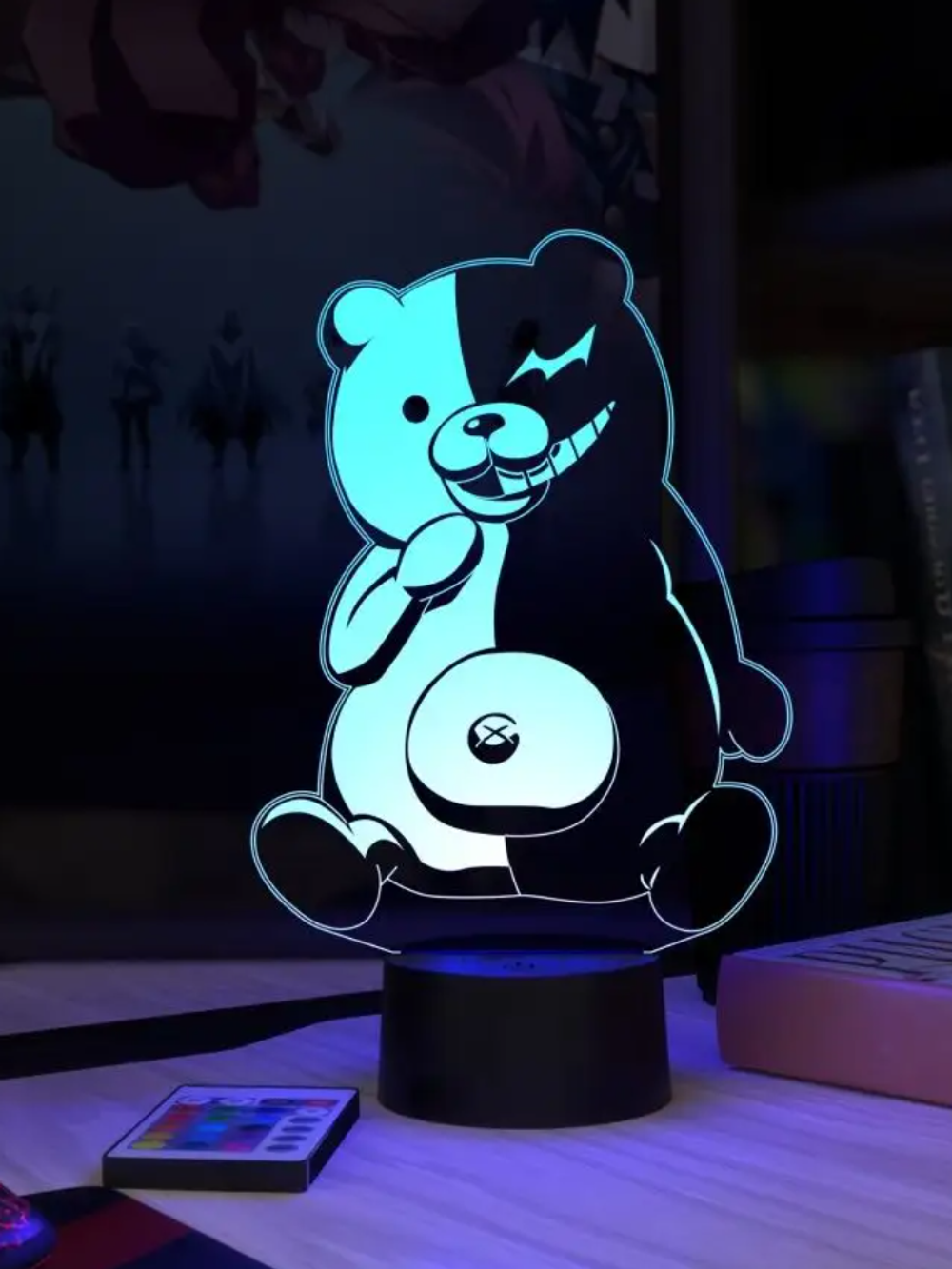 3Д-НОЧНИК "Монокума" (Danganronpa)