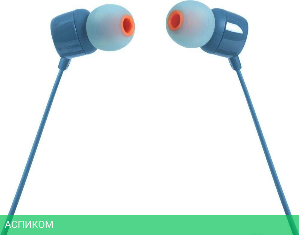 Наушники JBL T110 Blue (JBLT110BLU)