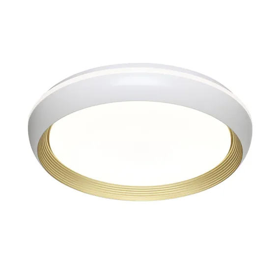 7650/ELN PALE SN 141 Светильник пластик/золотой LED 76Вт 3000/4000/6000К D480 IP43 CCT TOFIQ WHITE