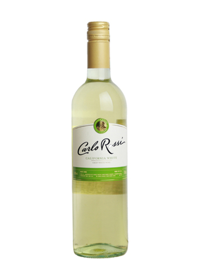 Вино Carlo Rossi California White белое полусухое 10,5% 0,75л