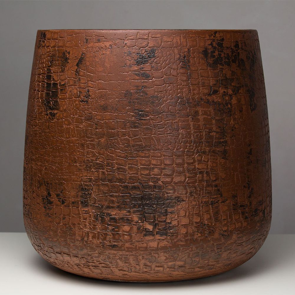 Кашпо CONE CROCODILE D38 H41