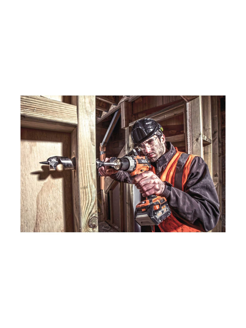 Ударная бесщеточная дрель-шуруповерт AEG BSB18C2BL-0 4935472009