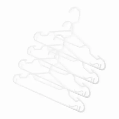 КОМПЛЕКТ ВЕШАЛОК ДЛЯ ЛЕГКОЙ ОДЕЖДЫ SLIM Р.46 (4 ШТ) (Белый)