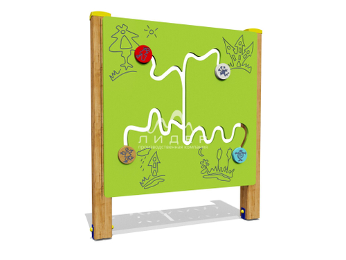 Развивающий элемент “Найди дом”