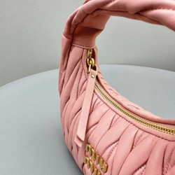 Miu Miu Wander matelassé mini hobo bag