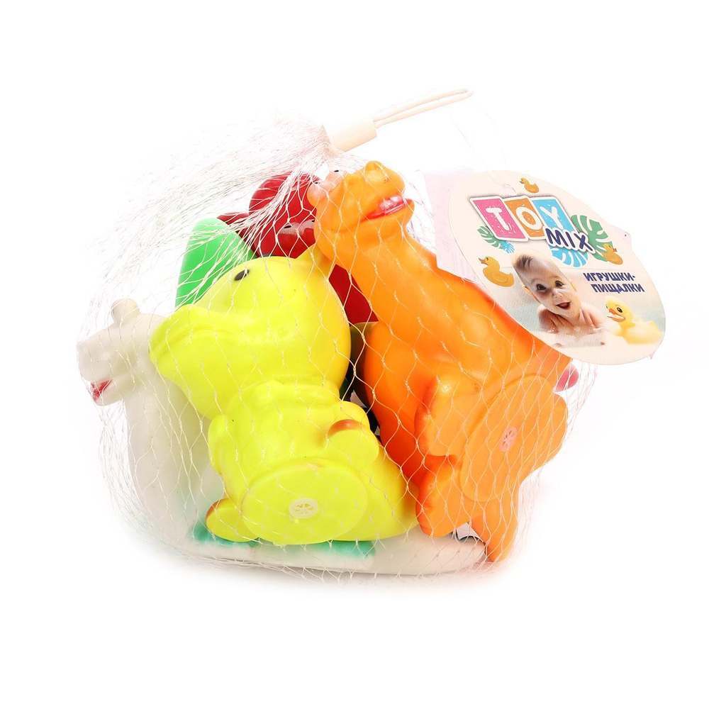 Набор игрушек для купания "Динозавры" 6шт, RT-126