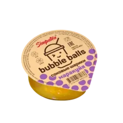 Джус болл со вкусом МАРАКУЙИ, 80 гр (24шт/кор)