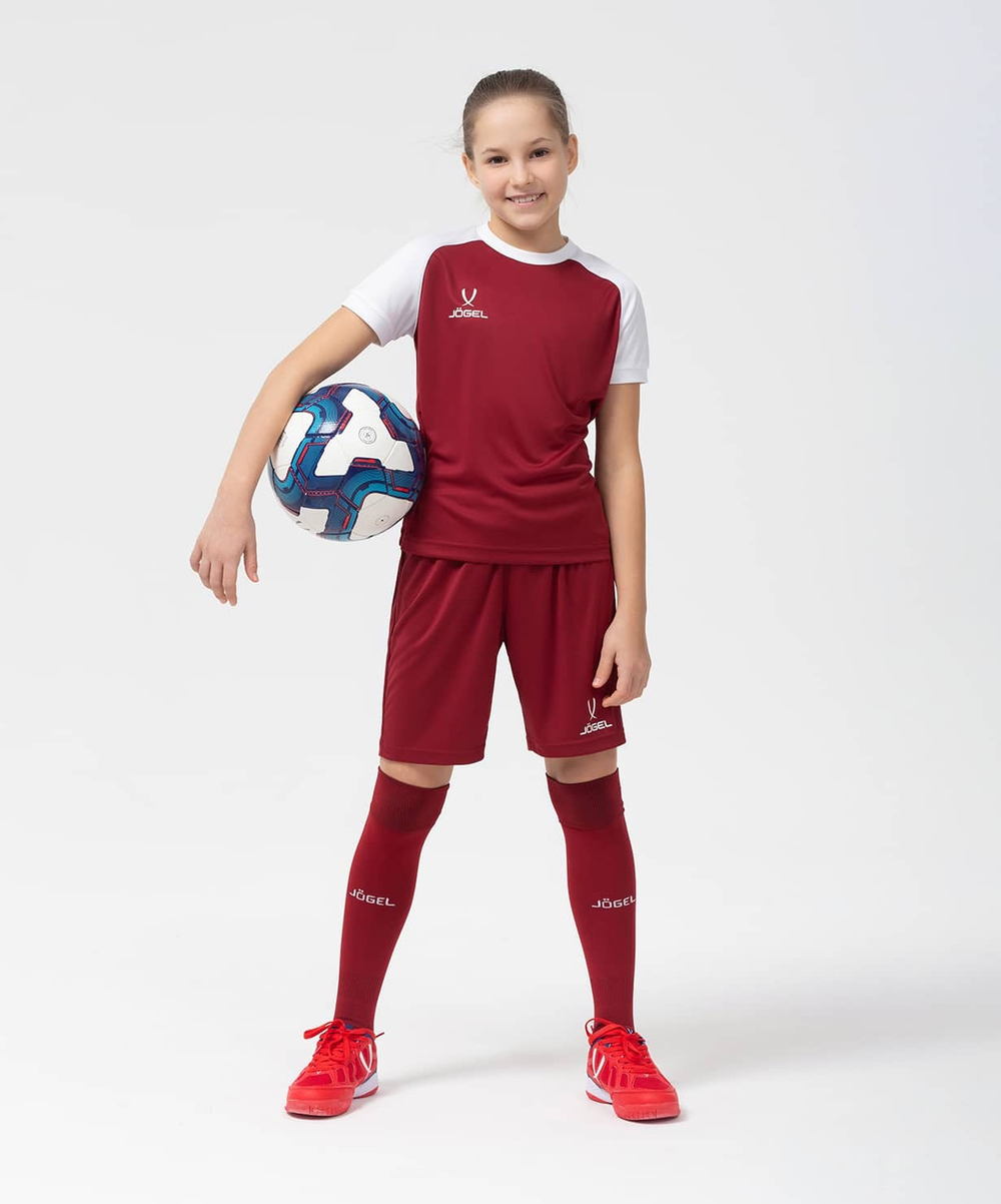 Шорты игровые CAMP Classic Shorts, гранатовый/белый, детский
