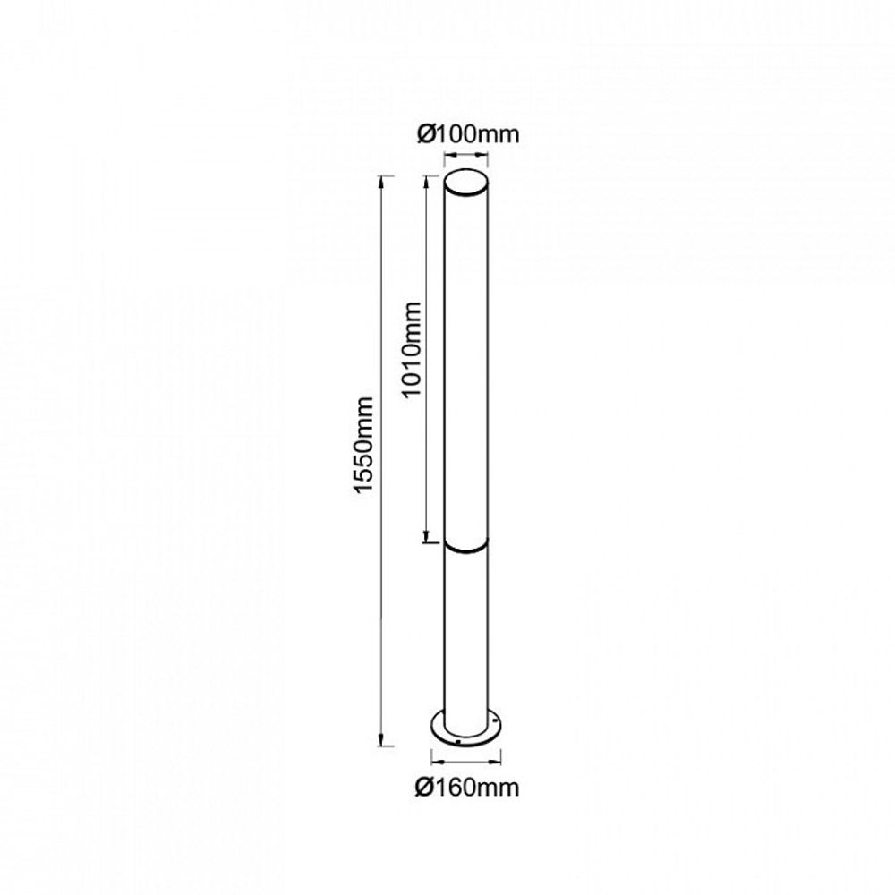 Наземный высокий светильник Mantra GANT 9157