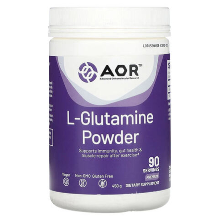 Advanced orthomolecular research aor l-глютамин в порошке 450 г