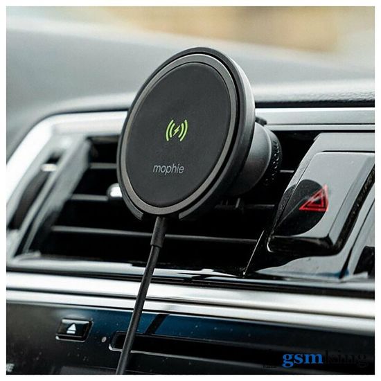 Mophie Snap Plus Wireless Vent Mount with MagSafe Black 401307636
