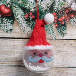 Ёлочное украшение «Дед Мороз» 8 см