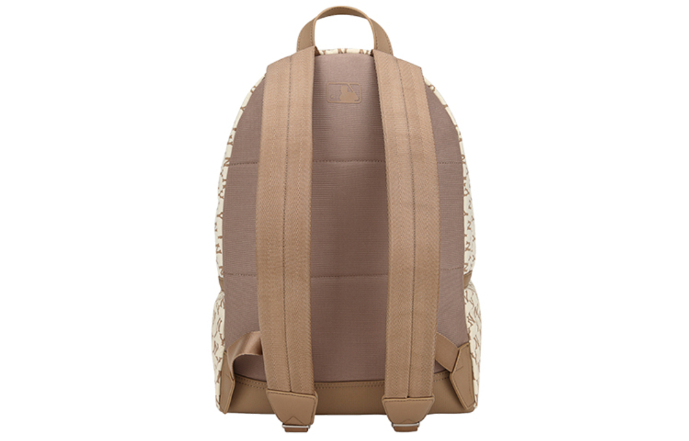MLB Monogram Collection Nylon Backpack Large Unisex Beige