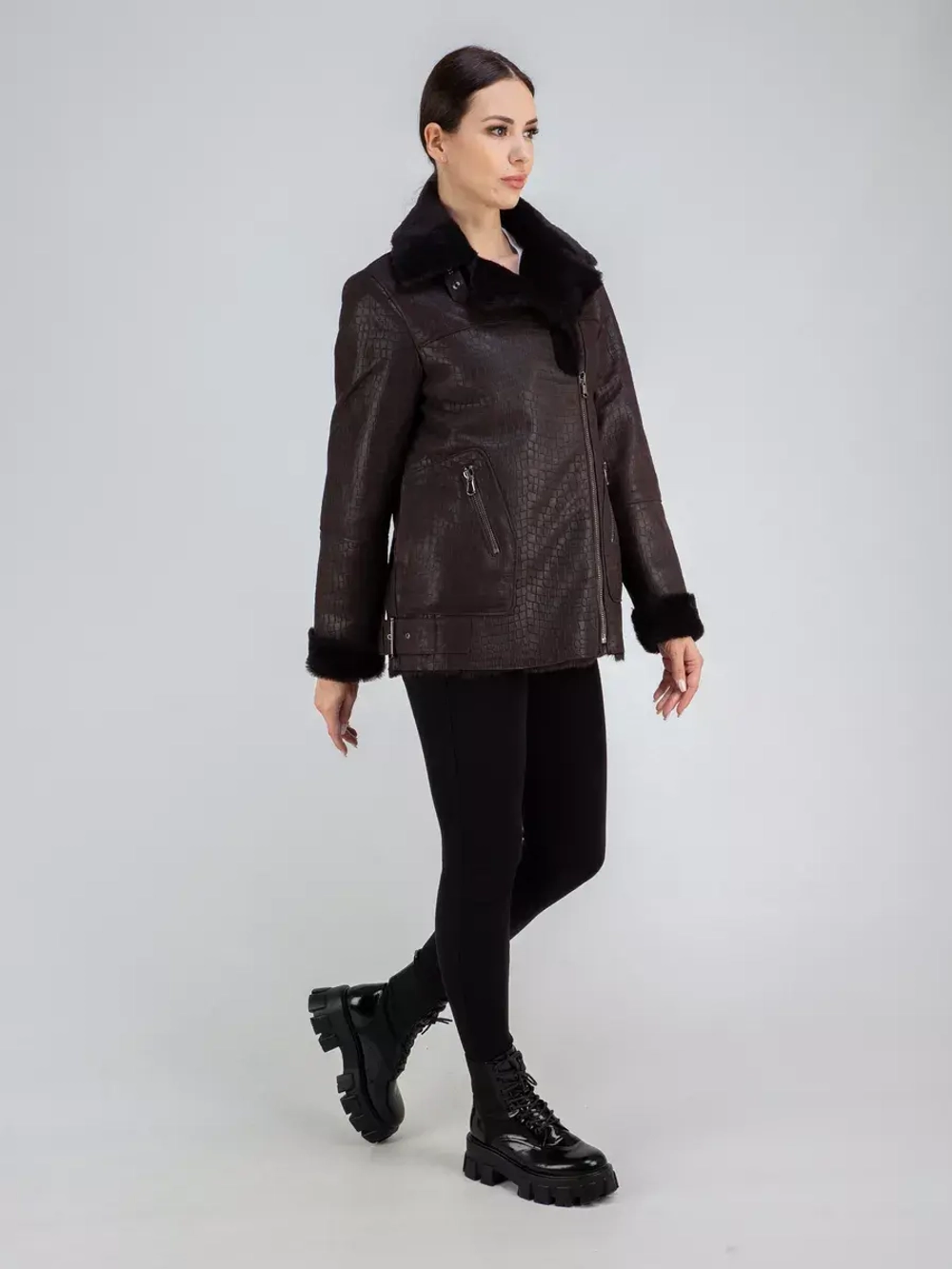 Дубленка авиатор натуральная Турция