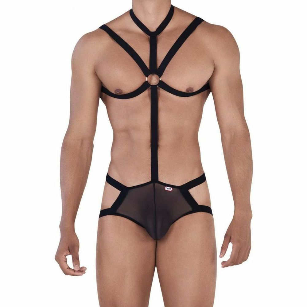 Мужские трусы джоки черные Pikante DOMINATE JOCKSTRAP 034611