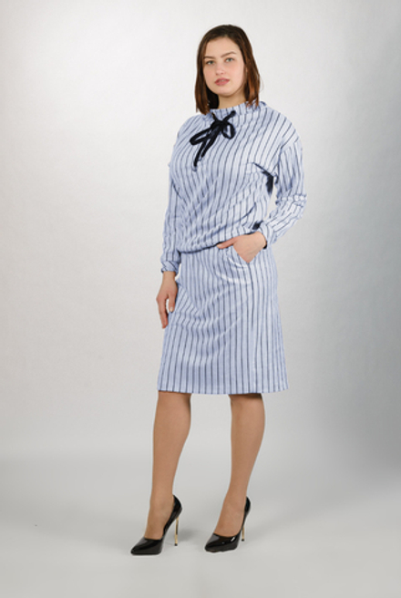 Трикотажный костюм 2764АП, голубой #120Г222764АП